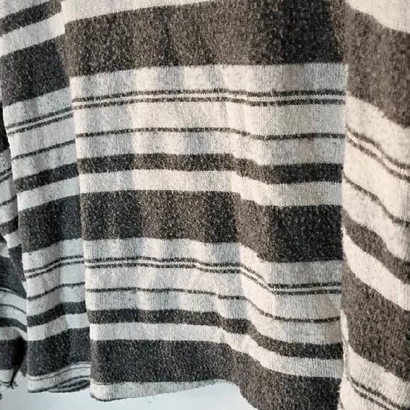 Alter'd State Black and White Striped Long Sleeve Top Women's Size Large - Picture 5 of 9